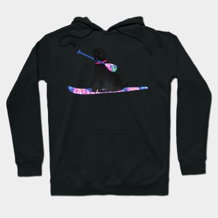 SUP Preppy Black Lab - Lilly Inspired Stand Up Paddle Board Hoodie